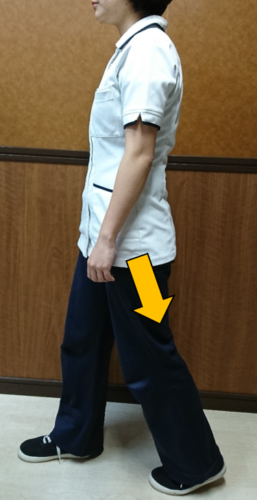 歩行時の股関節伸展